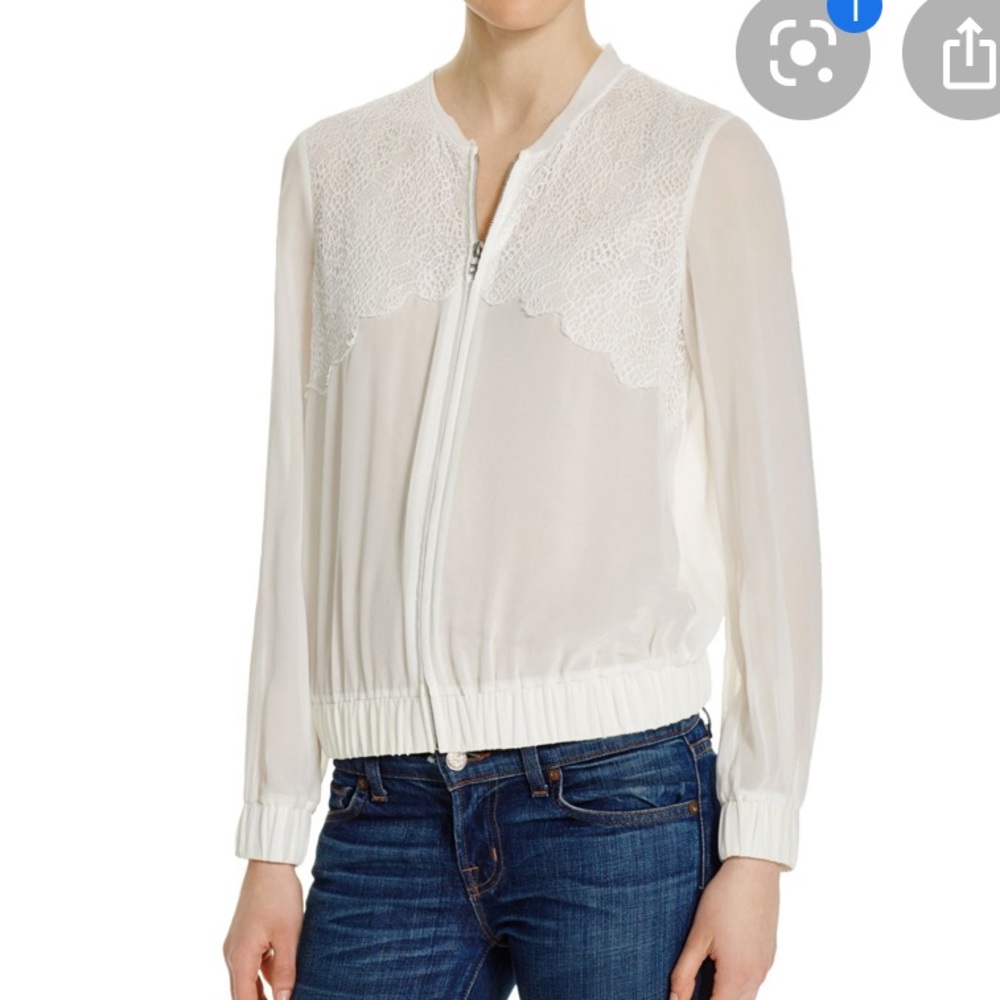 Chelsea and Walker Silk Bomber Jacket